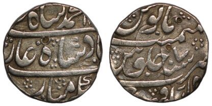 Mughal Empire Rupee RY 7 Muhammad Shah Khambayat