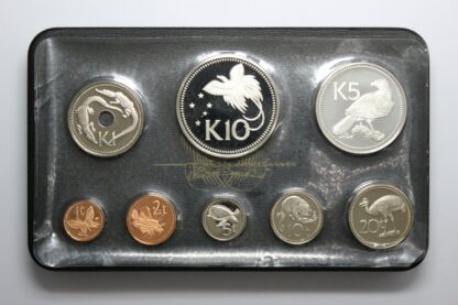 Papua New Guinea 1975 8-Coin Proof Set - Franklin Mint - Image 2