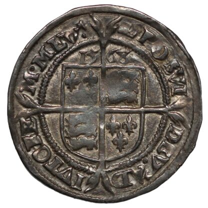 Great Britain 1568 Elizabeth I Sixpence Coronet Mintmark Hammered Silver Coin - Image 3