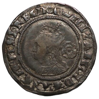 Great Britain 1568 Elizabeth I Sixpence Coronet Mintmark Hammered Silver Coin - Image 2