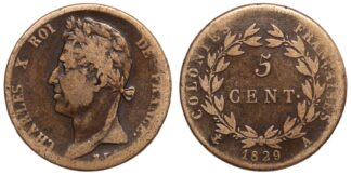 1829-A 5 Centimes