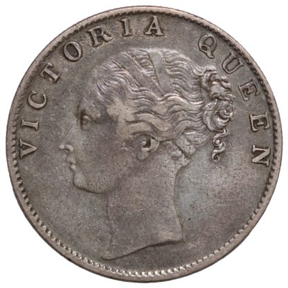 India-British 1840(c) Rupee Victoria Continuous Legend KM# 457.1 Silver Coin - Image 2