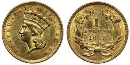 1857 Gold Dollar