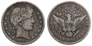 1895 Barber Half Dollar