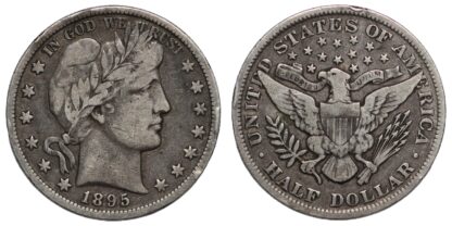 1895 Barber Half Dollar