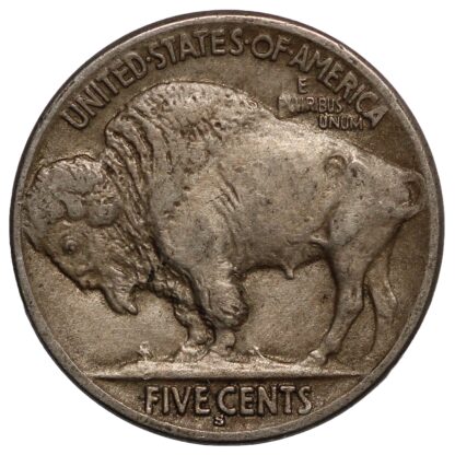 United States 1917-S Buffalo Nickel 5c San Francisco Mint Better Date Rare Coin - Image 3