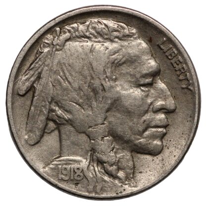 United States 1918-S Buffalo Nickel 5c San Francisco Mint Better-Date Rare Coin - Image 2