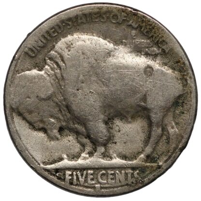 United States USA 1925-S Buffalo Nickel 5c San Francisco Mint World Coin Scarce - Image 3