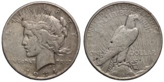 1934-S Peace Dollar