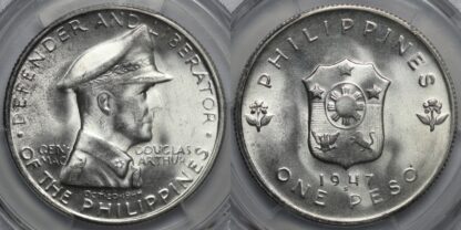 1947-S Peso PCGS MS65