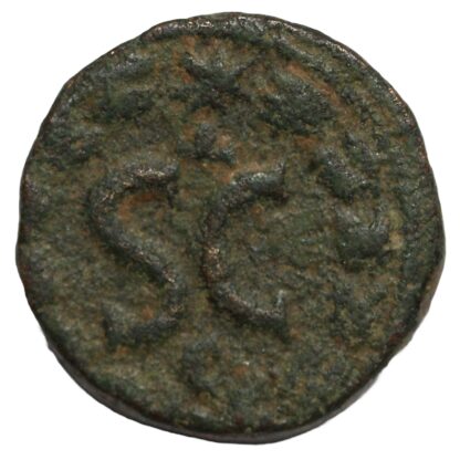 Ancient Roman Provincial Coin Antioch Macrinus AD 217-218 Æ SC Wreath - Image 3