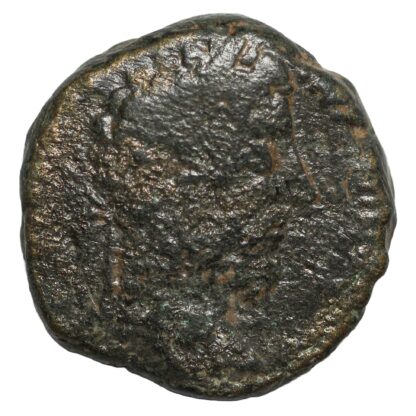 Ancient Roman Provincial Cyrrhus Antoninus Pius AD 138-161 Æ Zeus Kataibates - Image 2