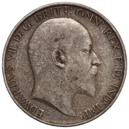 Great Britain 1904 Florin Edward VII Britannia S-3981 Sterling Silver Coin - Image 2