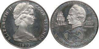 Cook Islands 1973 7.5 Dollars proof