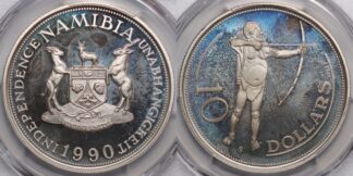 Namibia 1990 $10 Essai Archer PR68DCAM PCGS coin