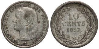 Netherlands 1897 10 Cents