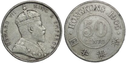 Hong Kong 1905 50 Cents