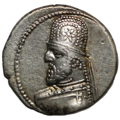 Ancient Greek Silver Coin Parthia Orodes I AR Drachm 90-77 BC Ecbatana Mint - Image 2