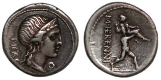 M. Herennius AR Denarius