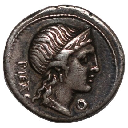 Ancient Roman Republican Silver Coin M. Herennius 108-107 BC AR Denarius - Image 2
