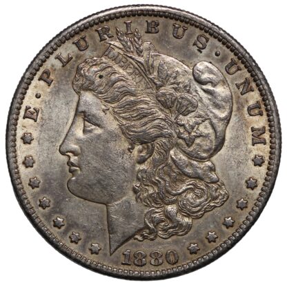 United States 1880-S Morgan Dollar $1 San Francisco Mint World Silver Coin - Image 2