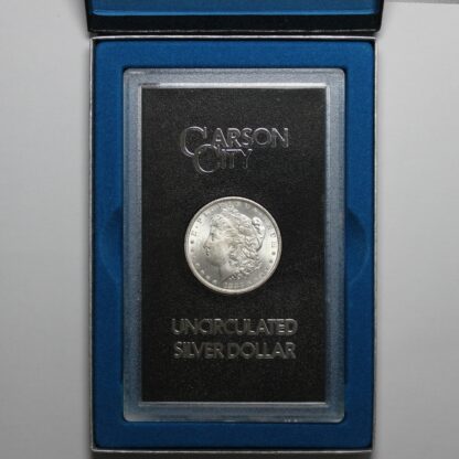 United States 1883-CC GSA Morgan $1 Uncirculated Silver Dollar Coin w Box & Cert - Image 2