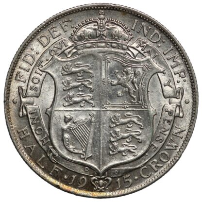 Great Britain 1915 Halfcrown George V S-4011 World Silver Coin - Image 3