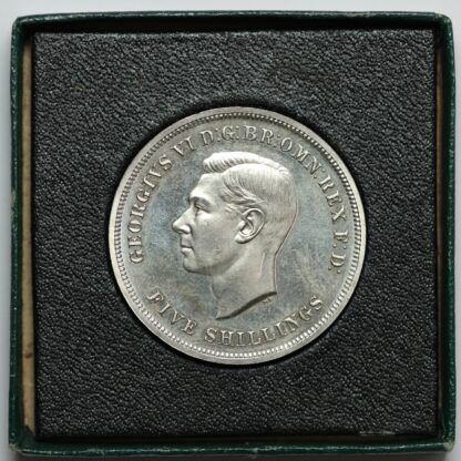 Great Britain 1951 Festival of Britain Crown (5 Shillings) with Box and Leaflet - Image 2