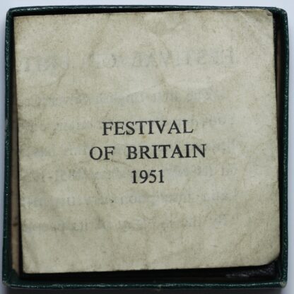 Great Britain 1951 Festival of Britain Crown (5 Shillings) with Box and Leaflet - Image 4