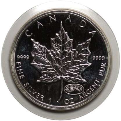 Canada 1999-2000 Maple Leaf Millennium Edition Fireworks Privy 1oz Silver Coin - Image 3