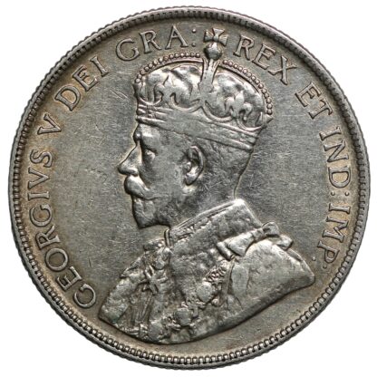 Canada 1917 50 Cents George V KM# 25 World Silver Coin - Image 2