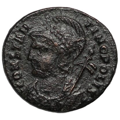Ancient Roman Imperial Coin Constantinopolis Æ AD 330-333 Thessalonica Mint - Image 2