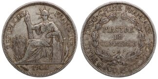 French Indo China 1903-A Piastre