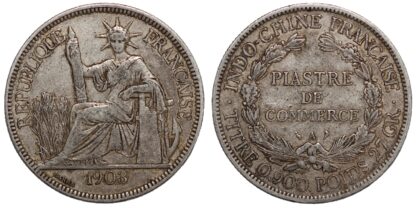 French Indo China 1903-A Piastre