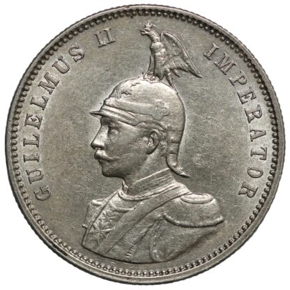 German East Africa 1914-J 1 Rupie Wilhelm II KM# 10 World Silver Coin - Image 2