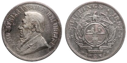 South Africa 1892 5 Shillings