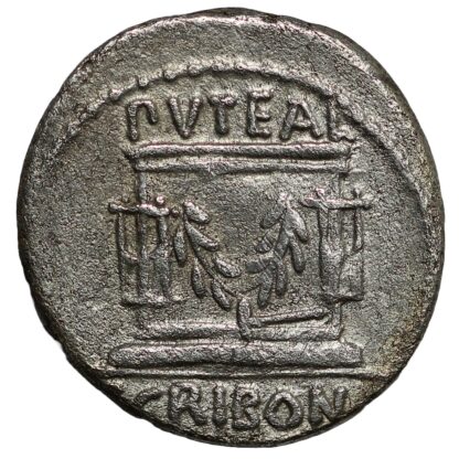 Ancient Roman Republican Silver Coin L. Scribonius Libo 62 BC AR Denarius - Image 3