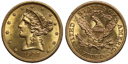 1907 Liberty Head $5