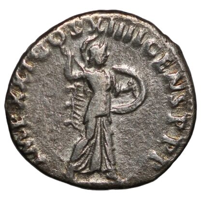 Ancient Roman Imperial Silver Coin Domitian AR Denarius AR 88-89 Rome Minerva - Image 3
