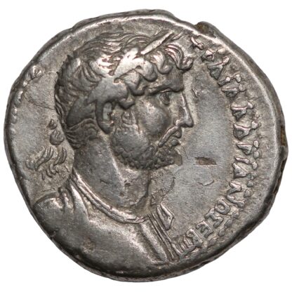 Ancient Roman Provincial Cilicia Aegeae Hadrian AR Tetradrachm AD 133/4 Eagle - Image 2