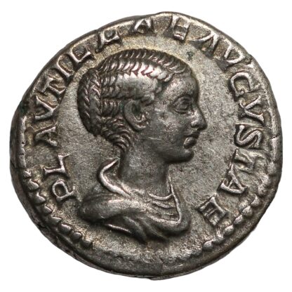 Ancient Roman Imperial Silver Coin Plautilla AR Denarius AD 202-205 Caracalla - Image 2