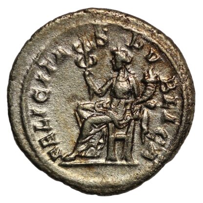 Ancient Roman Imperial Silver Coin Julia Mamaea AR Denarius AD 225-235 Felicitas - Image 3