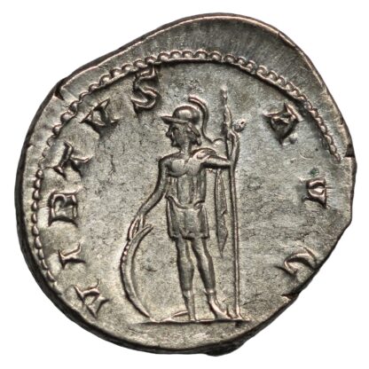 Ancient Roman Imperial Silver Coin Gordian III AR Antoninianus AD 238-239 Virtus - Image 3
