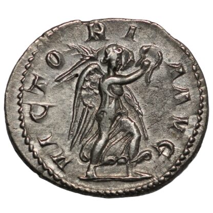 Ancient Roman Imperial Silver Coin Philip I AR Antoninianus AD 244-247 Victory - Image 3