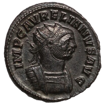 Ancient Roman Imperial Coin Aurelian Silvered Antoninianus AD 270-275 Concordia - Image 2