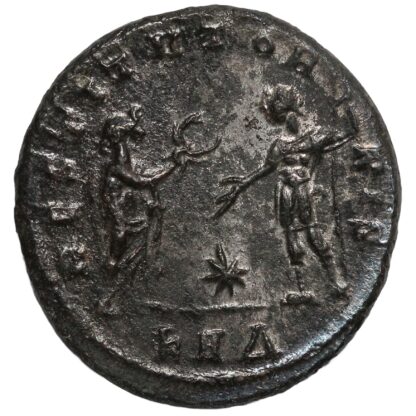 Ancient Roman Imperial Coin Aurelian Silvered Antoninianus AD 270-275 Serdica - Image 3