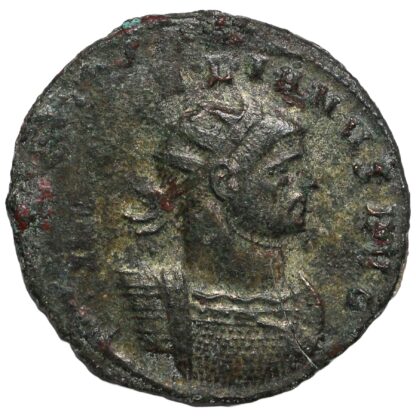 Ancient Roman Imperial Coin Aurelian Æ Antoninianus AD 270-275 Rome - Image 2