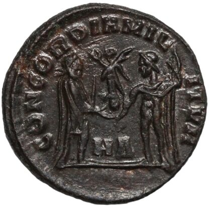 Ancient Roman Imperial Coin Diocletian Æ Antoninianus AD 295-296 Heraclea - Image 3
