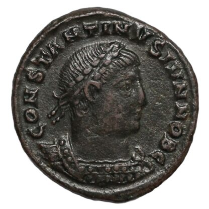 Ancient Roman Imperial Coin Constantine II Æ AD 330-333 Thessalonica Standards - Image 2
