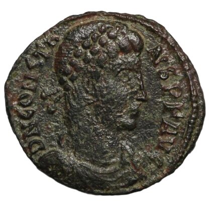 Ancient Roman Imperial Coin Constans Æ AD 348-350 Thessalonica Galley - Image 2